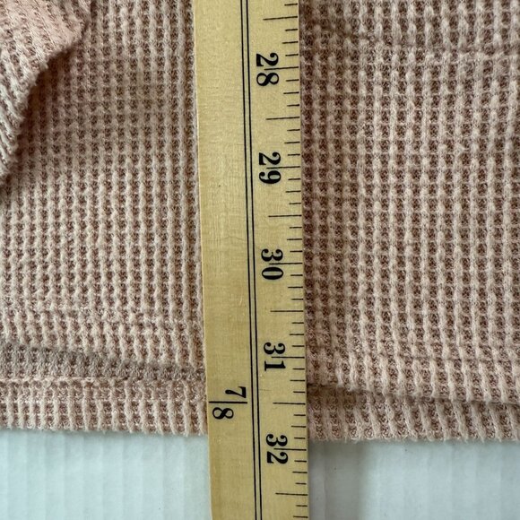 Chicos Zenergy 2-Piece Pink Waffle-Knit Cardigan & Tank Set Size 16/18 Resort - Picture 8 of 15